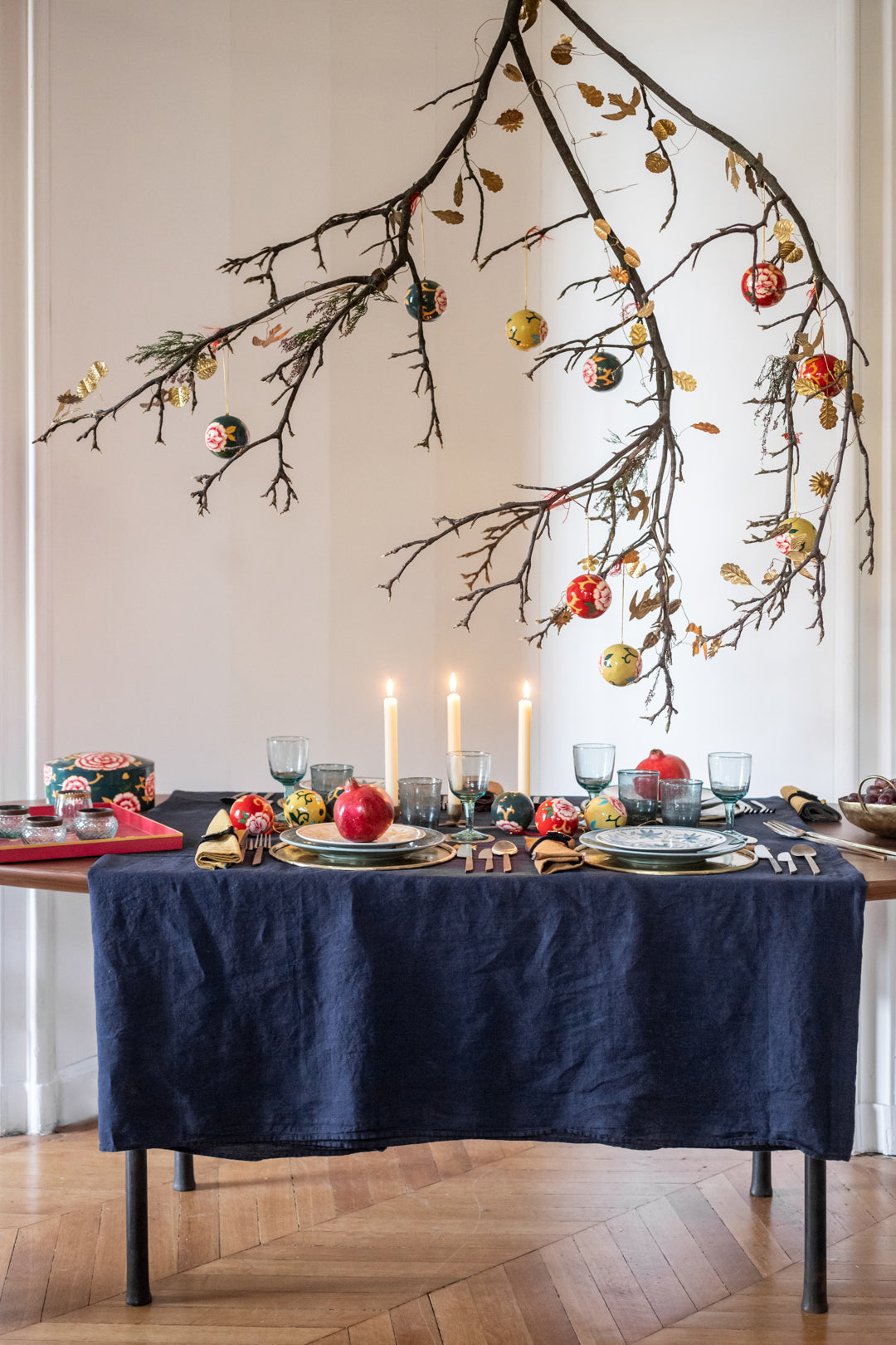 Comment décorer la table pour les fêtes et son sa pin de Noël