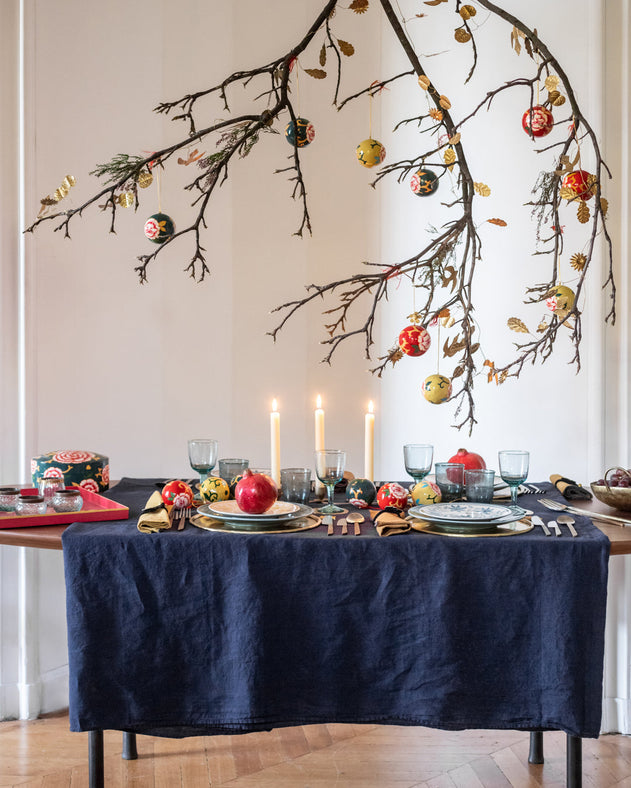 Comment décorer la table pour les fêtes et son sa pin de Noël