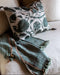 Grand plaid en coton pour canapé Mandho 
