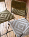 Trois chaises hautes en coton tressé Murgi