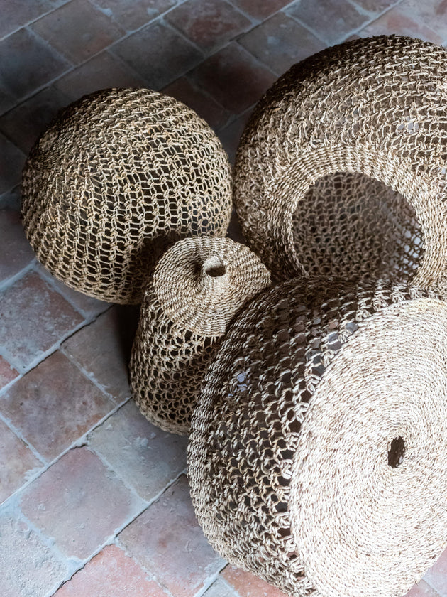 Collection de suspensions Balbi en fibre de bananier