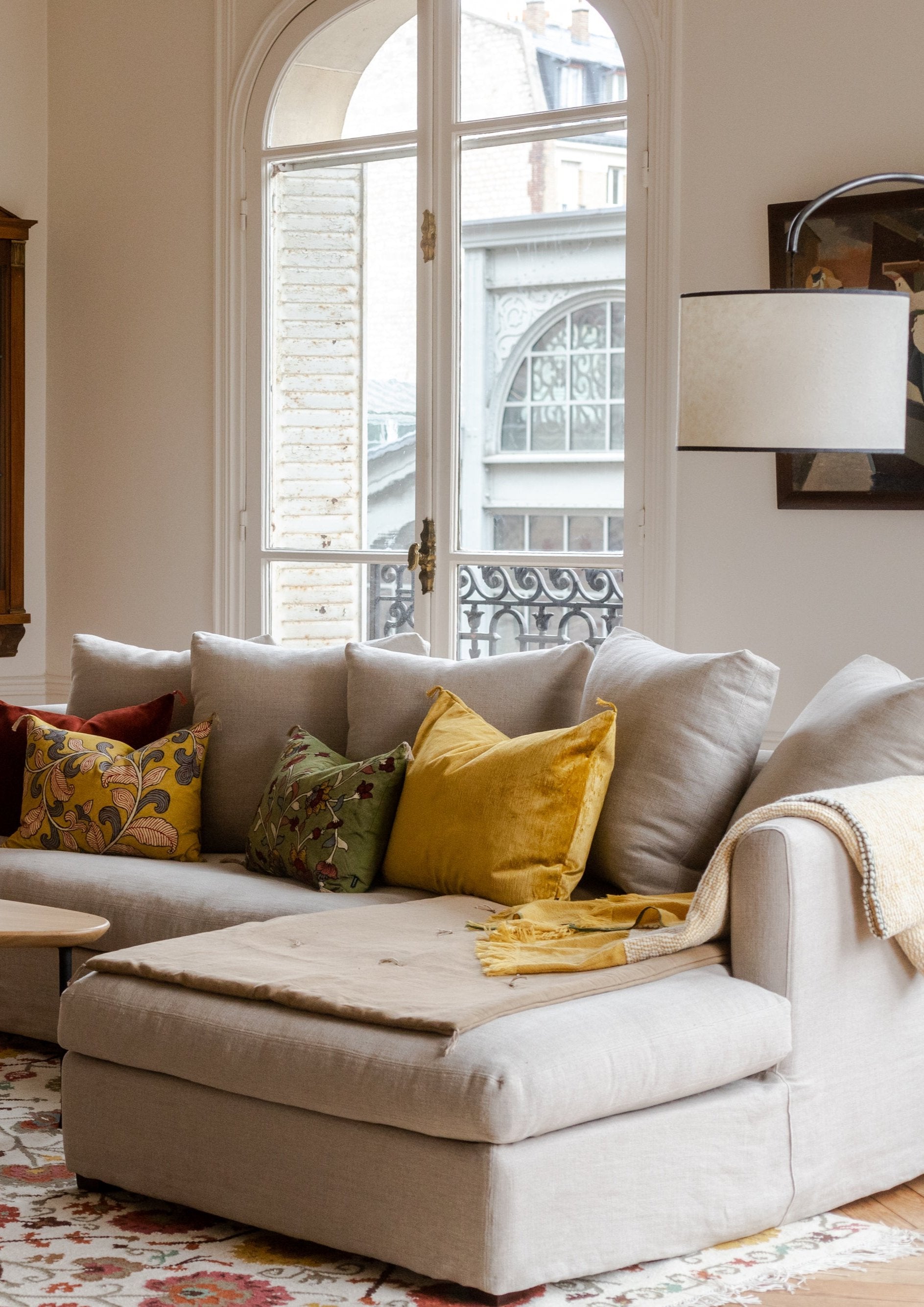 Sofa cover linen