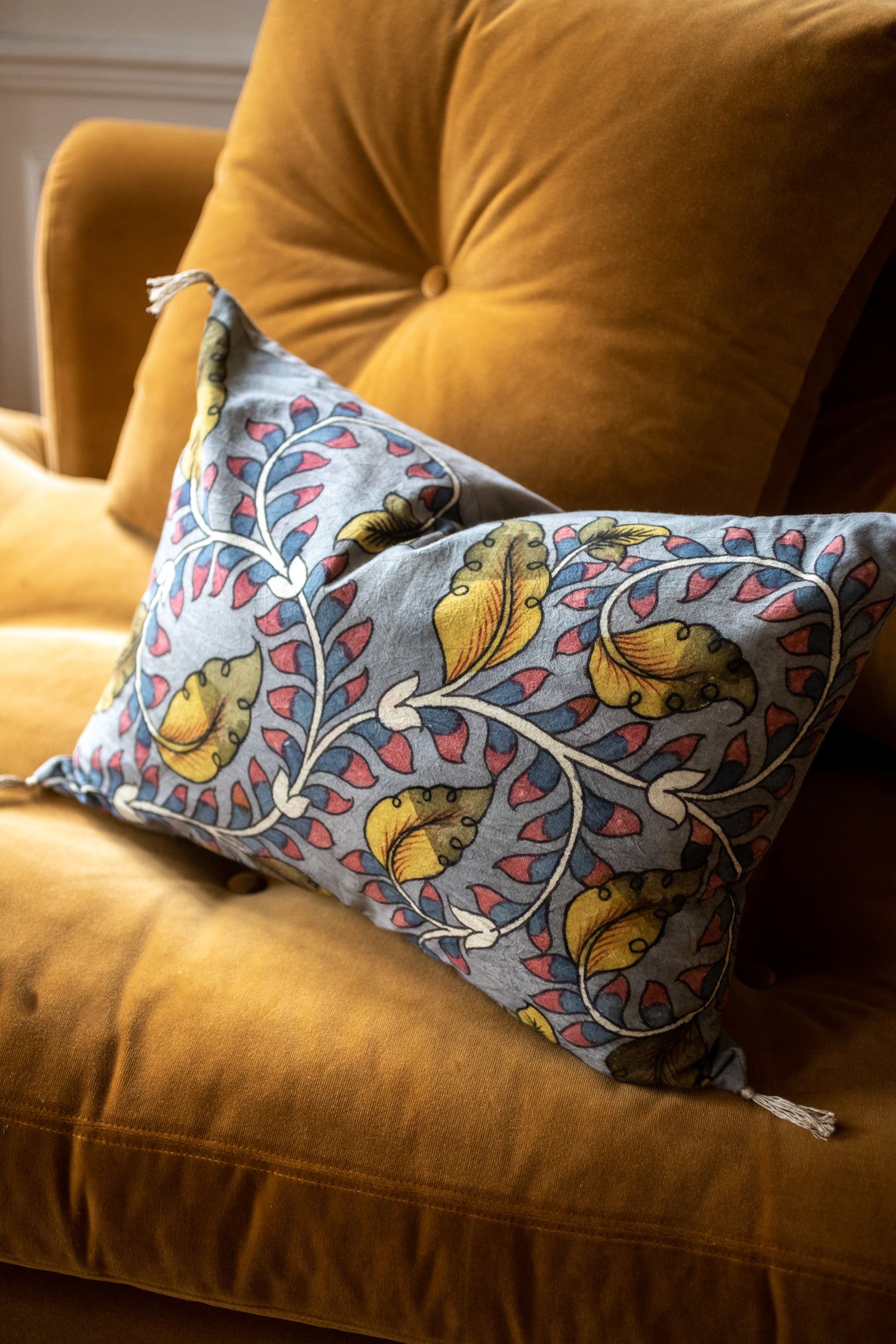 Kalamkari cushion covers hotsell