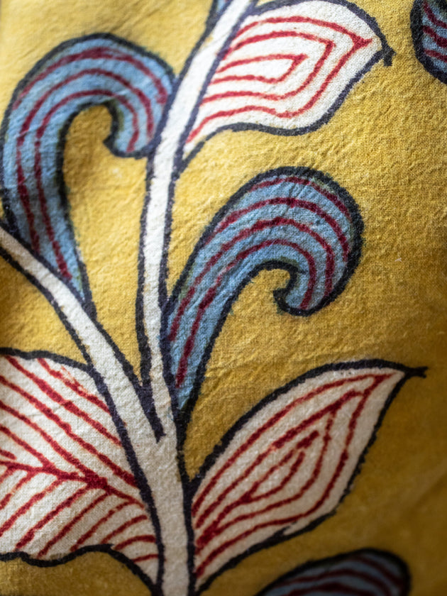 Housse de coussin Kalamkari