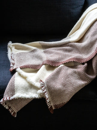 Plaid pour canapé en laine douce Lena