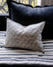 Sofa Cover Kormo bleu gris en khadi de coton