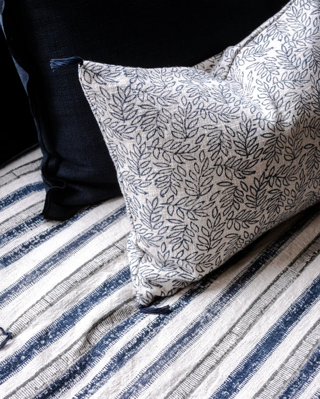 Sofa Cover Kormo en khadi de coton à motifs
