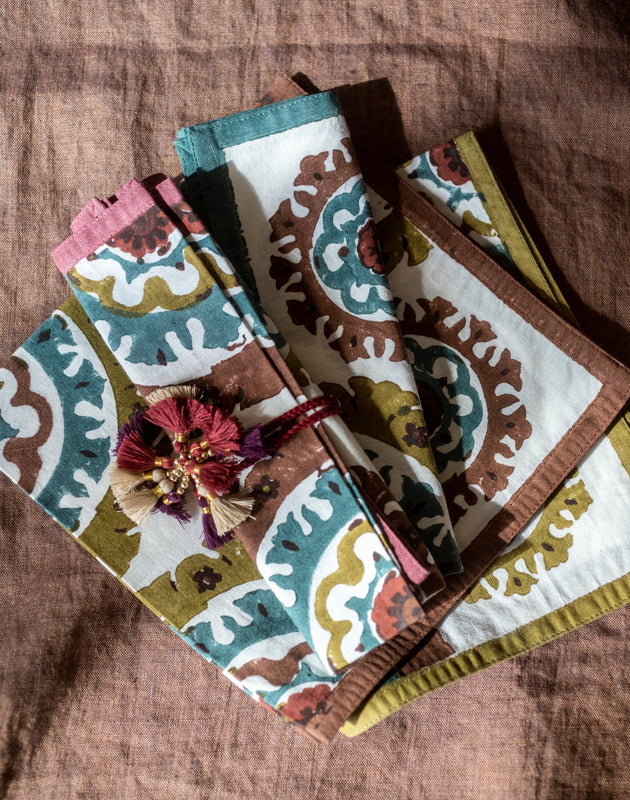 Set of 4 Koloria napkins