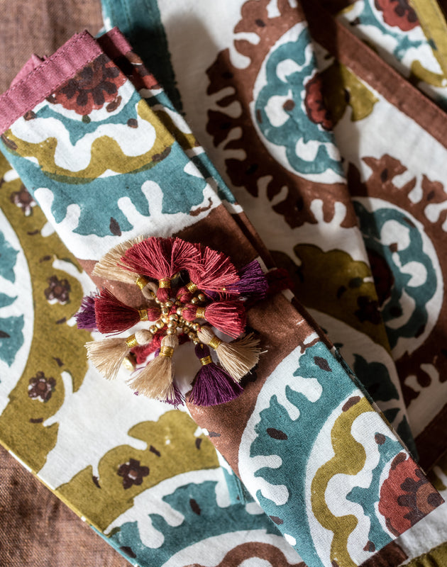 Set of 4 Koloria napkins