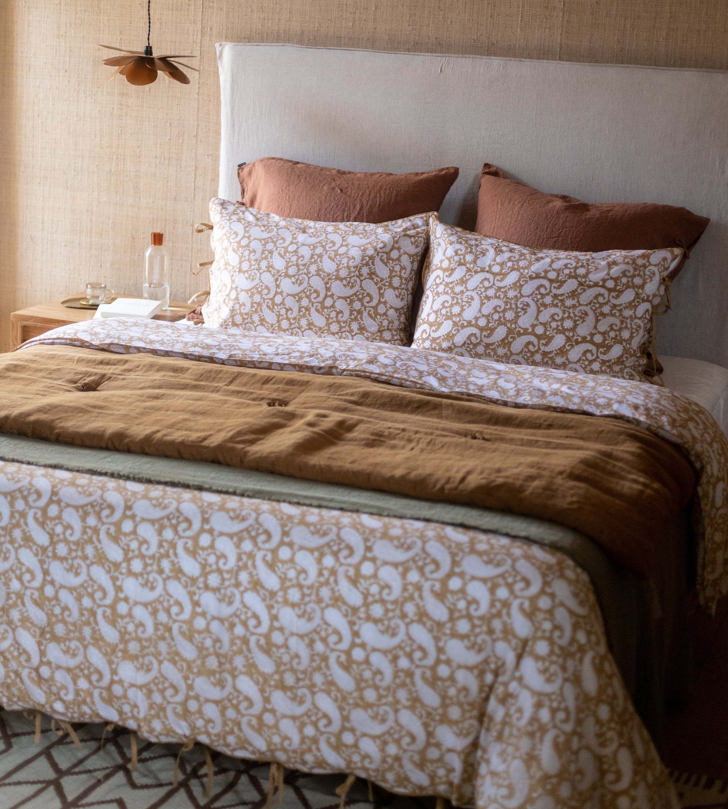 Housse de couette Paisley bio