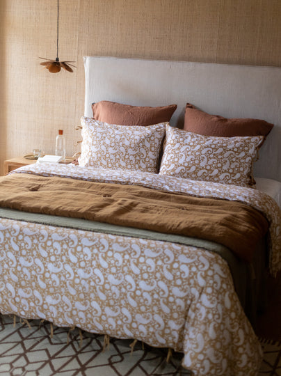 Organic Paisley Duvet Cover