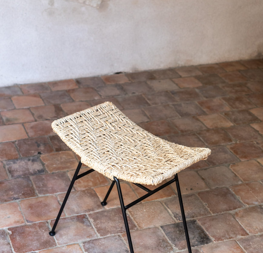 Tabouret Murgi végétal losange