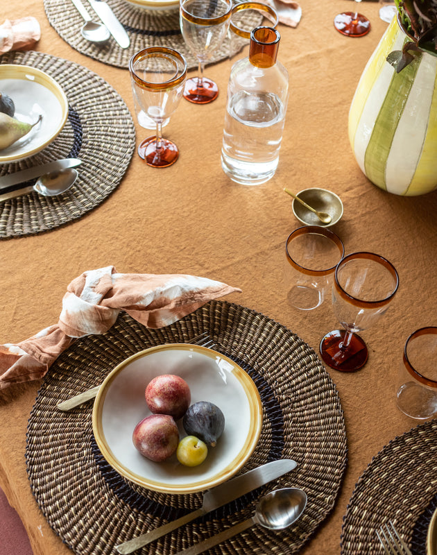 Lot de 4 verres à pied Ina