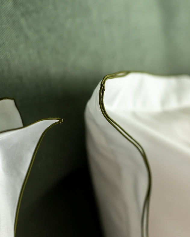 Parure de lit Bora - Olive