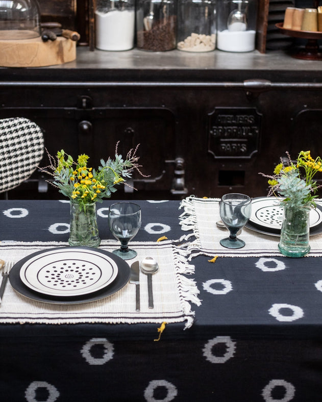 Nappe en tissu à motifs Kiran
