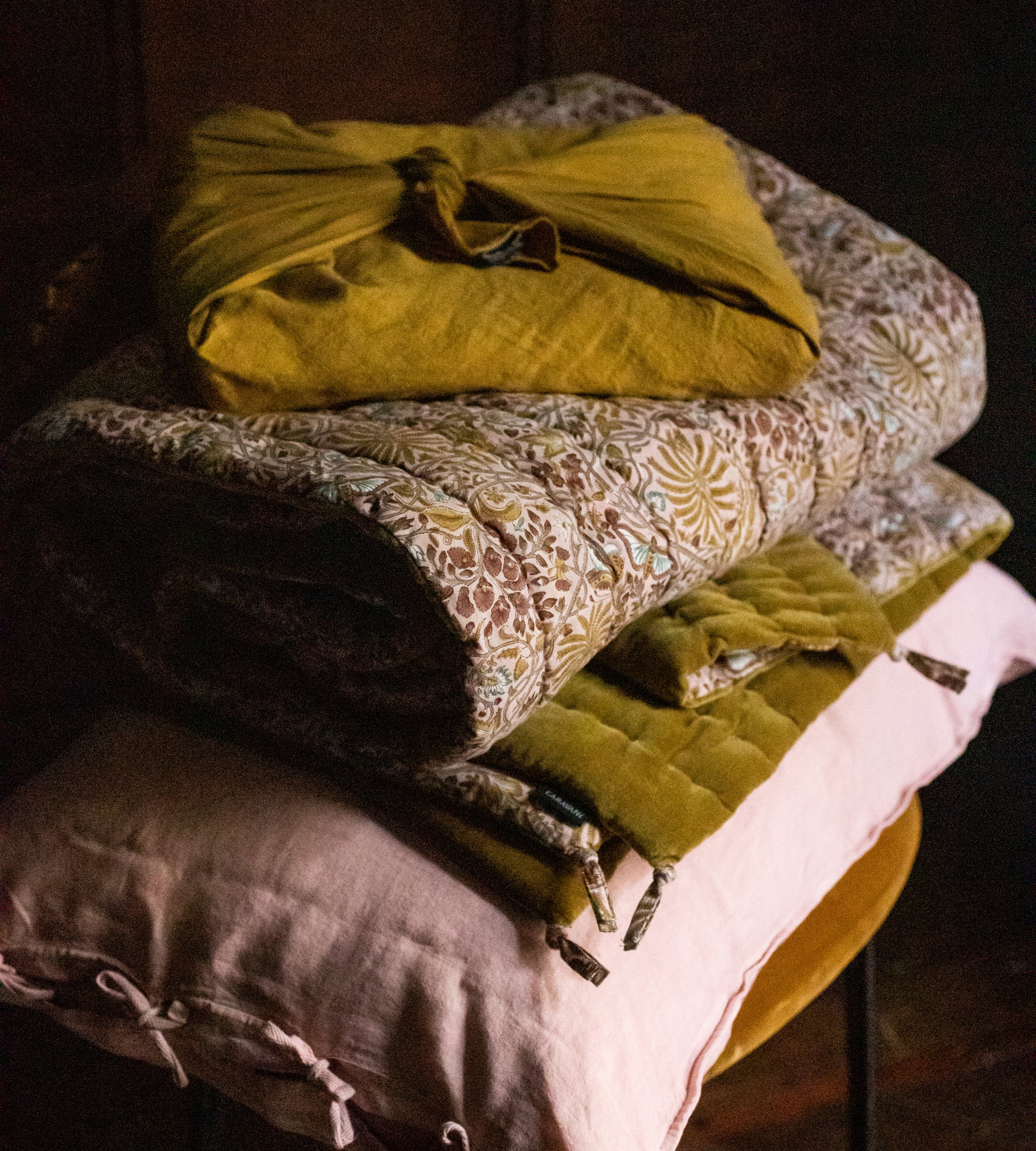 Ensemble de linge de lit avec le couvre lit Papilio à motifs imprimés