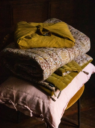 Ensemble de linge de lit avec le couvre lit Papilio à motifs imprimés