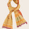 Echarpe en coton dans les tons d'orange