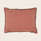 Housse de coussin terracota en lin