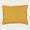 Housse de coussin jaune curcuma