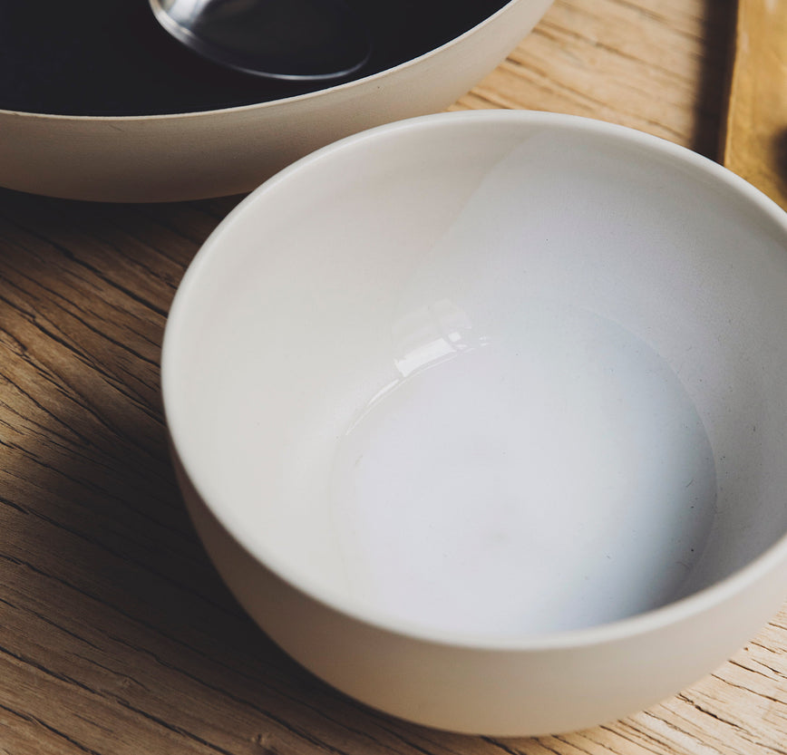 Lot de 6 coupelles fins en grès émaillé