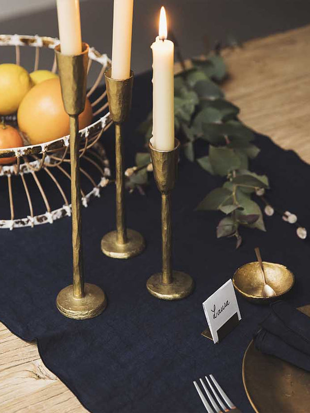 Set de 3 bougeoirs Nox