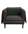 Fauteuil personnalisable par son tissu et sa couleur, avec ou sans couette