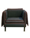 Fauteuil personnalisable par son tissu et sa couleur, avec ou sans couette