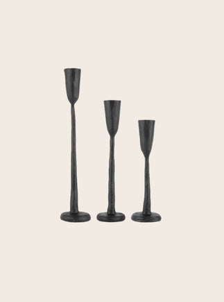 Set de 3 bougeoirs Nox