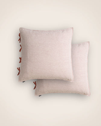 Set de 2 taies d'oreiller Fil à fil