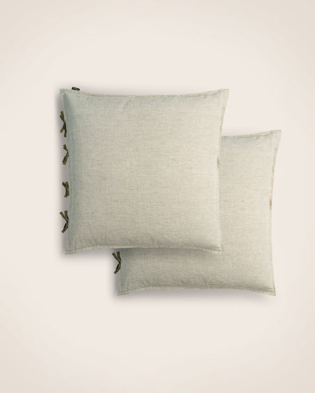 Set of 2 Fil à fil pillowcases