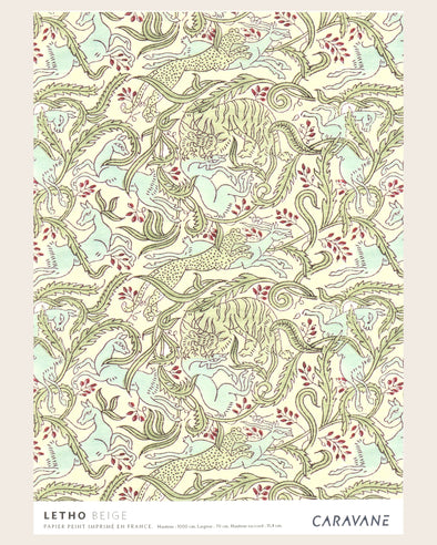 Papier Peint Letho beige