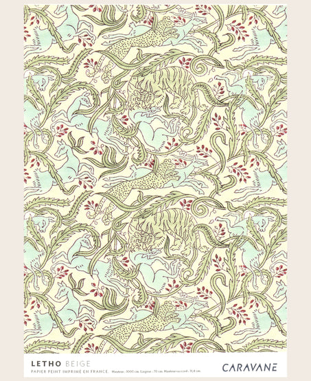 Papier Peint Letho beige