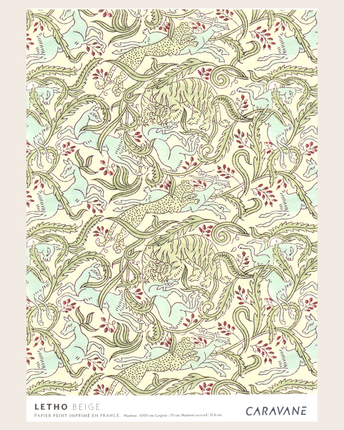 Wallpaper Letho Beige