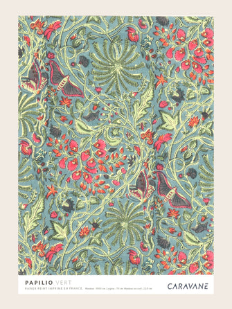 Papier Peint Papilio vert