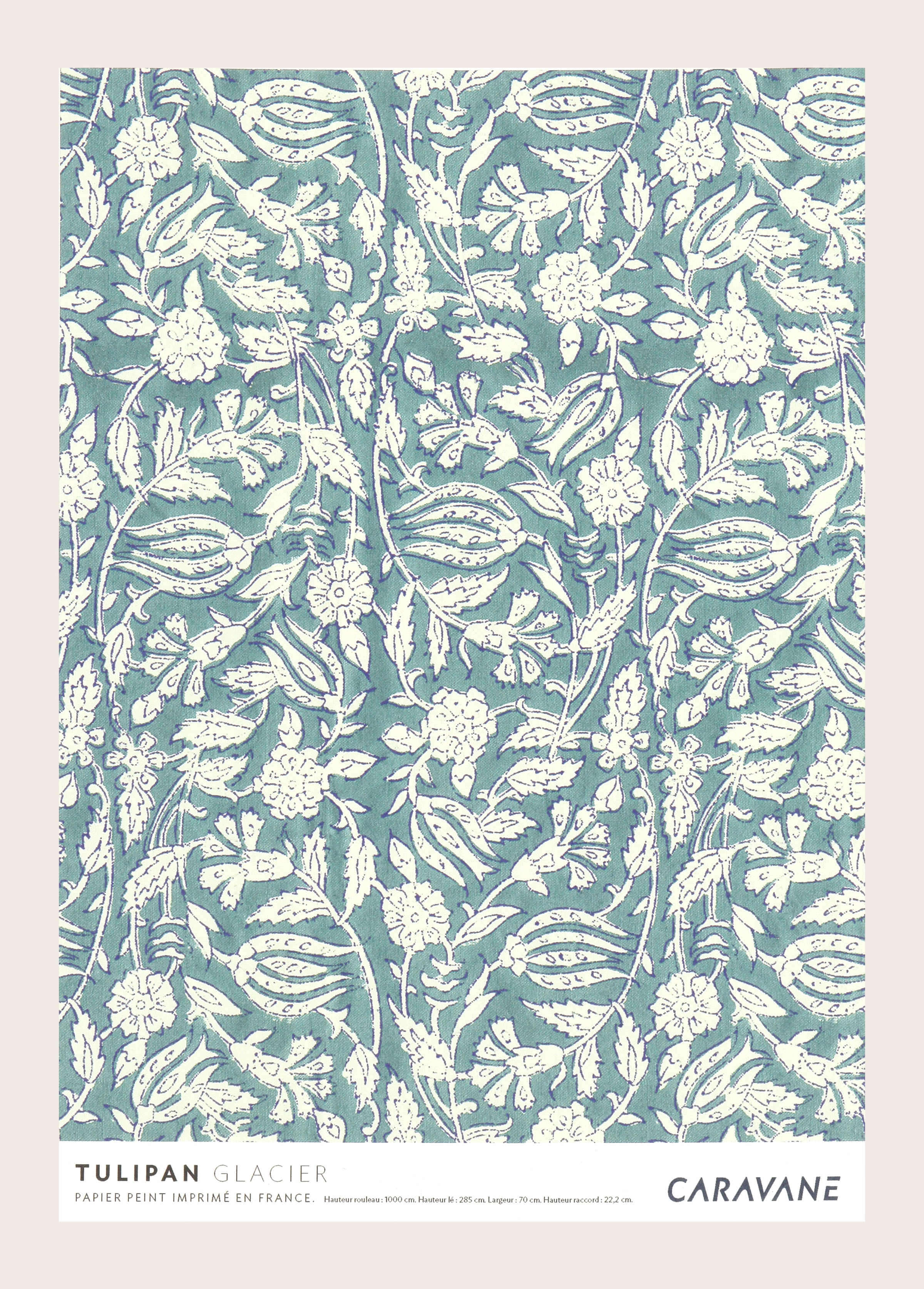 Papier Peint Tulipan Glacier