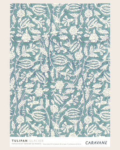 Papier Peint Tulipan Glacier