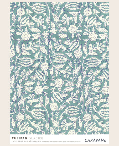 Papier Peint Tulipan Glacier
