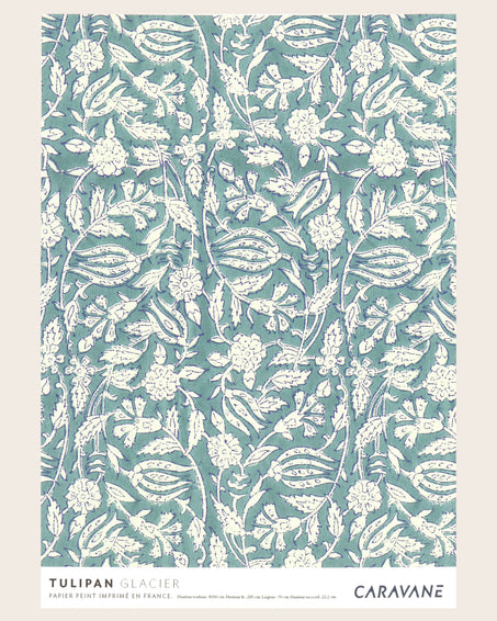 Papier Peint Tulipan Glacier