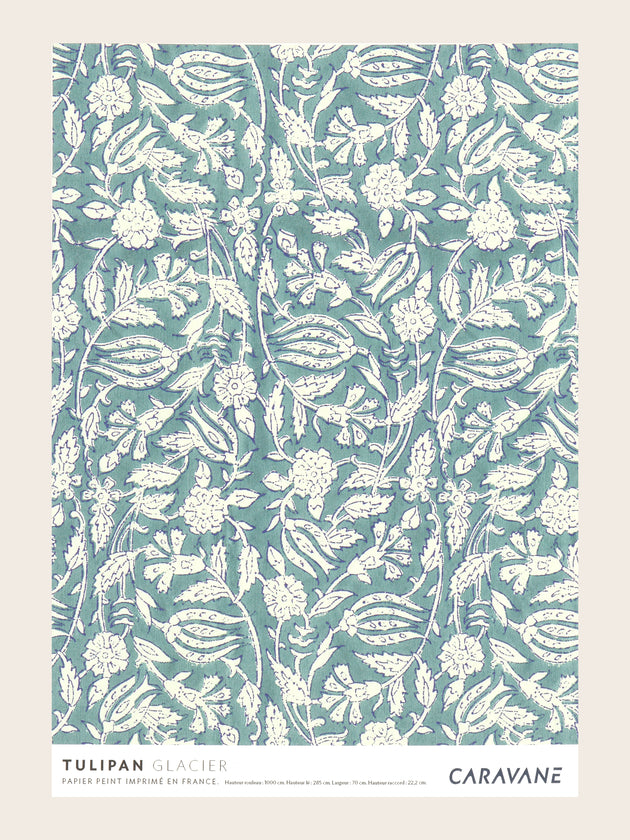 Papier Peint Tulipan Glacier