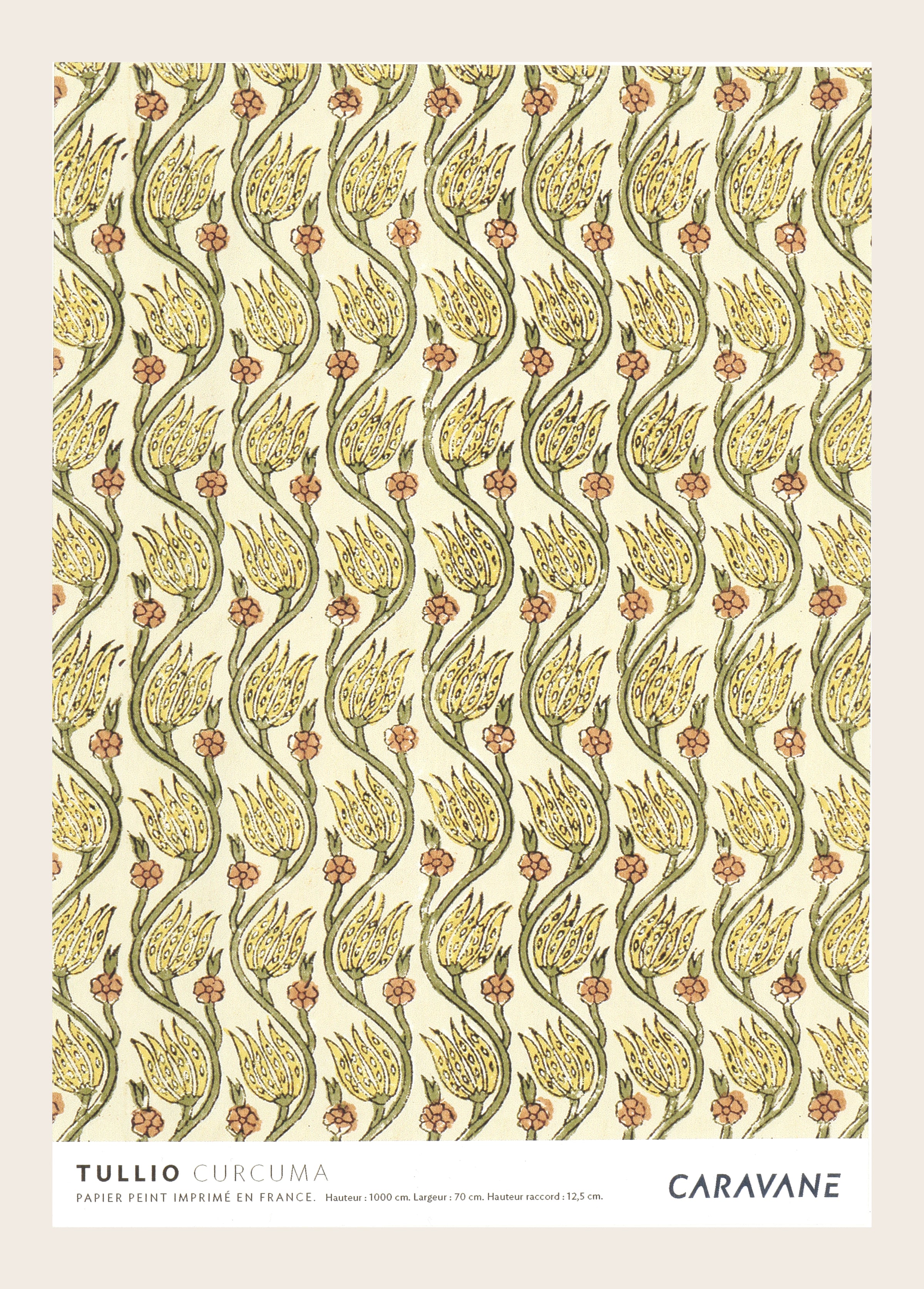 Papier Peint Tullio curcuma
