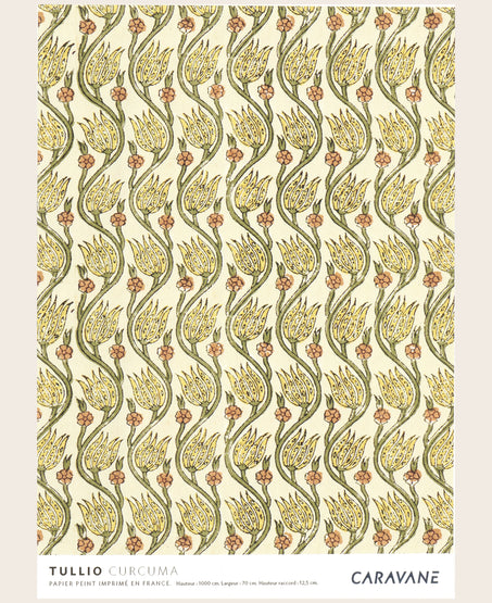 Papier Peint Tullio curcuma