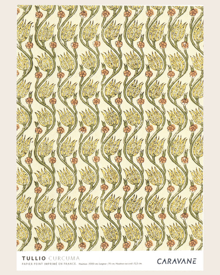 Papier Peint Tullio curcuma