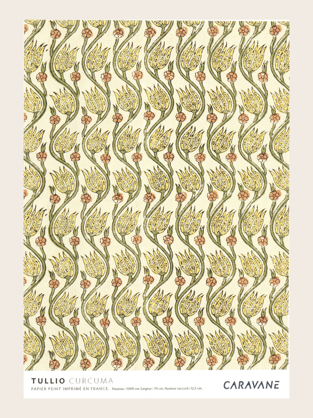 Papier Peint Tullio curcuma