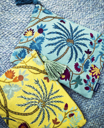 Pochette brodée Papilio