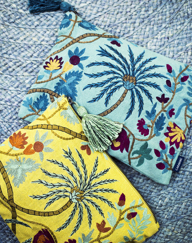 Pochette brodée Papilio