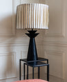 Pied de lampe Rosha avec abat jour Baco en papier