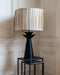 Pied de lampe Rosha avec abat jour Baco en papier