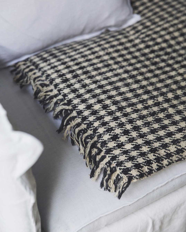 Sofa cover pied de poule