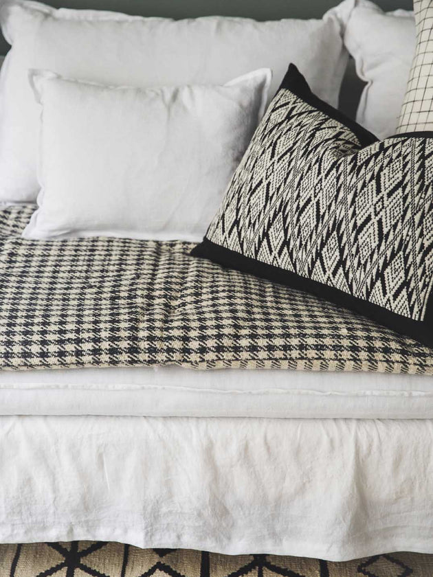 Sofa cover pied de poule